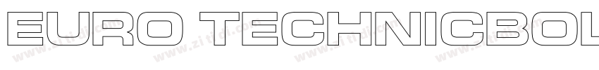 Euro TechnicBold字体转换